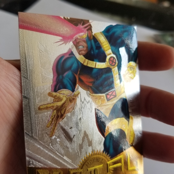 Vintage Marvel Metal trading card from 1995 Cyclops card #91 - Picture 4 of 16